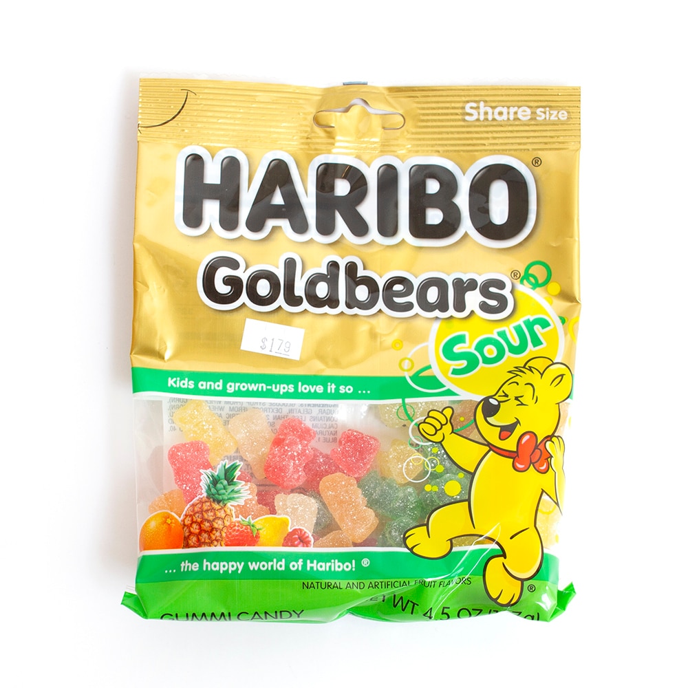 Candy, Food & Beverage, Haribo, Gummy, 5 ounce, 109516, Sour